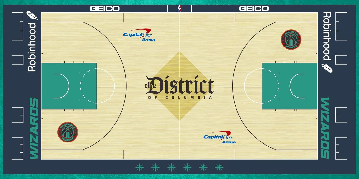 New City Edition themed court that will be used during the 2023-2024 year.